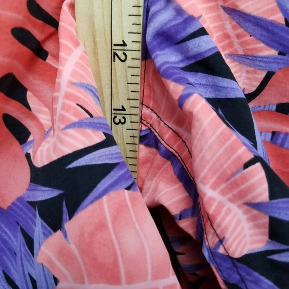 CSG Swimwear Mens 2XL Pink Nylon Fiji Field Drawstring Trunks NWT - Picture 6 of 14